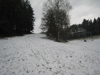 Unterer Teil der Abfahrt