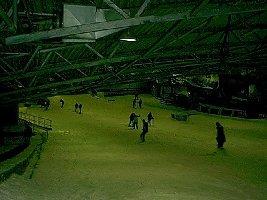 Die Anfängerpiste von oben