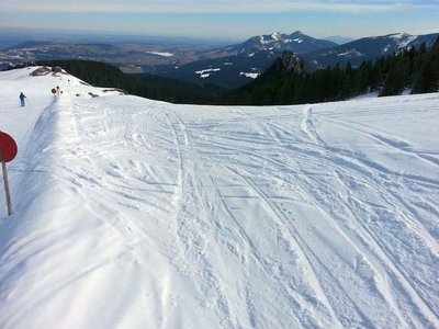 Schauinsland - der Grünten bietet nette Ausblicke aufs schneefreie Allgäuumland
