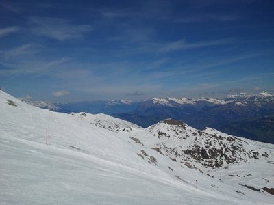 Blick vom Gipfel Nord gegen das vordere Prättigau und Bündner Rheintal.