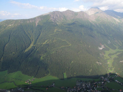 Häusleralm vom Auernig aus