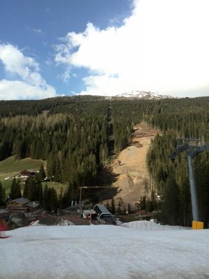 Blick von der Signaue Piste aus