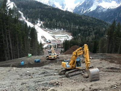 Baustelle Überführung