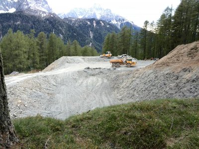 Aushub Talstation Stiergarten