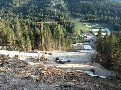 Blick Richtung Talstation.