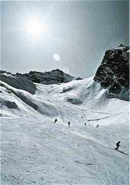 Piste auf der Cantiere Route (Cima Presena -> Alveo)