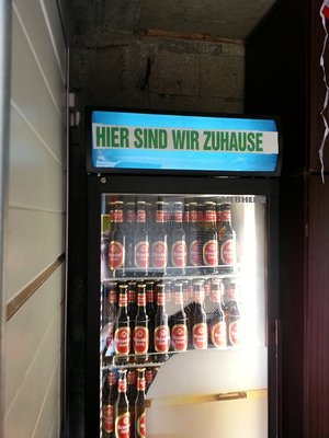 Und pünktlich zum Start der WM den Kühlschrank in der Garage gefüllt ;-)