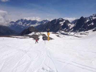 Abfahrt 7 kurz vorm Gamsgarten. Tag ist leider gleich vorbei