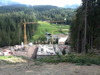 Blick auf die Talstation.