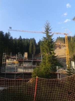 Blick auf die Trasse