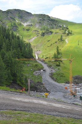 Vorbereitung betonierung an Talstation