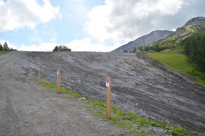 Obere Teil der Piste