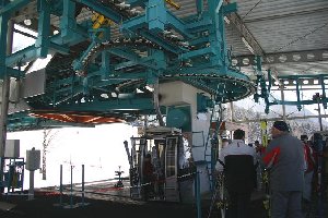 Innenleben talstation.