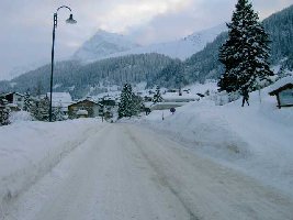 Blick auf Gargellen mit Madrisa und Schafberg.