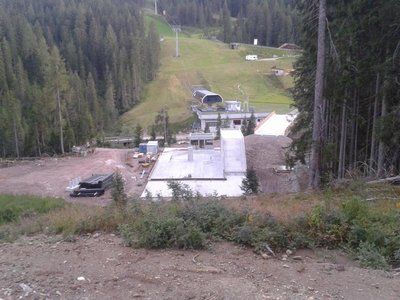 Die Betonarbeiten sind abgeschlossen