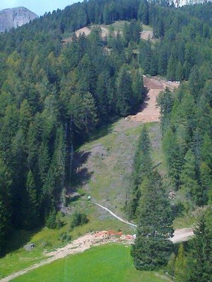 neue Variante der Pista Thöni