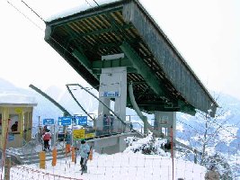 Mittelstation der Hochjochbahn.