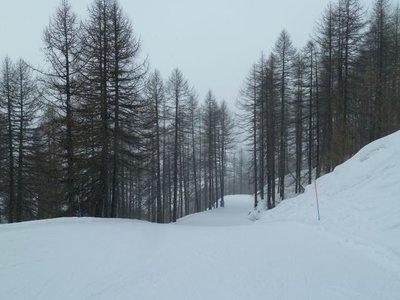Pattemouche Abfahrt im oberen Bereich