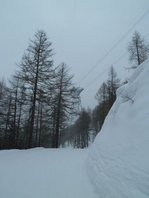 Pattemouche Abfahrt im mittleren Bereich