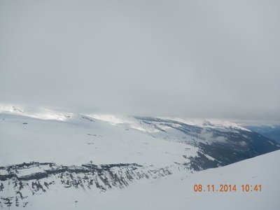 Weiter unten wurde die Sicht besser