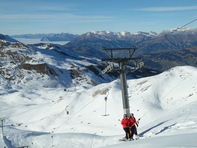 Kreuzwegliftli, im Hintergrund ist die Suppe erkennbar. Man kann nicht immer auf der Sonnenseite des Lebens stehen ;-)