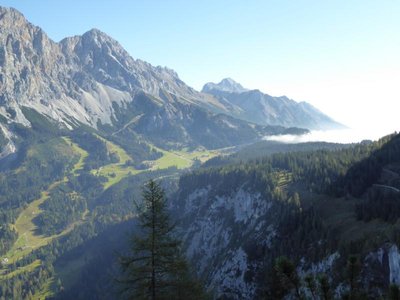 Luftbild vom Skigebiet