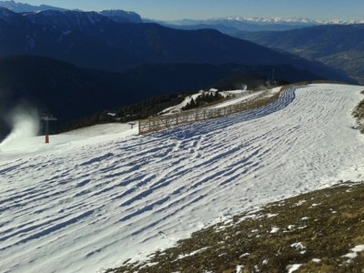 Neuer Pistenabschnitt beim Schönbodenlift