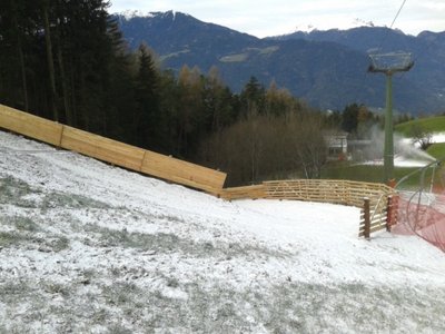 Neue Trasse der Rodelbahn an der Talstation