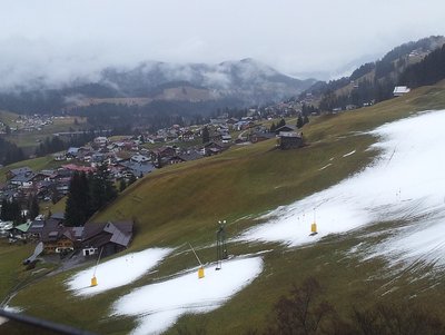 Talstation Kanzelwandbahn in am Dienstag 16.12