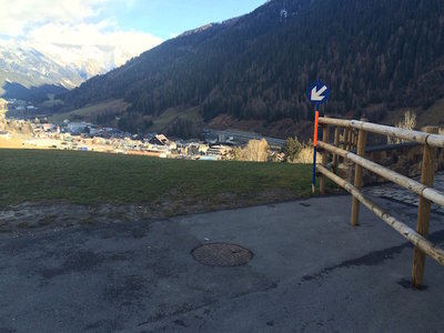 Piste neben Mooserwirt am 20.12.2014