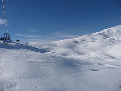 Kombibahn, kurz vor dem Hahnenmoos