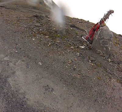 "Landmarke" an Piste 30 im Sommer (Aufnahmedatum: 31.08.2014)