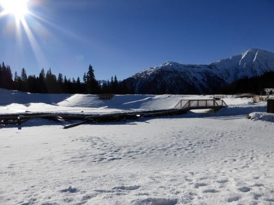 ...der aber auch ein speichersee ist - und dementsprechend leer ist.