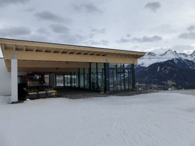 ...und kommt auf dem letzten stück der winklabfahrt (rückbringer der frommes) aus.