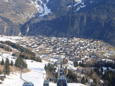 also schnell rüber nach fiss. und mit der möseral-bahn runter.