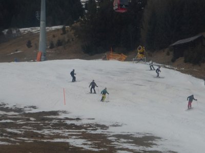 die obere variante der möseralmabfahrt