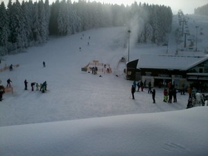 Beste Verhältnisse in Winterberg, hier Talstation Poppenberg!