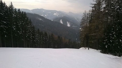 Blick die rote 9 hinunter.