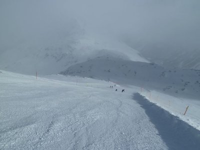 Corvatsch Gletscherabfahrt