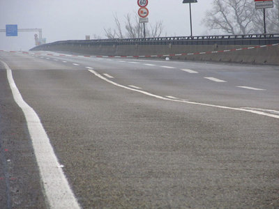 verlassene Autobahn