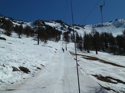 Keine Beschneiung in diesem Bereich