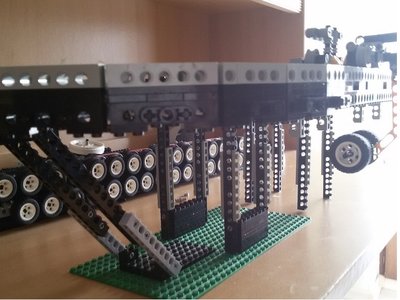 Schräge Stütze für wende