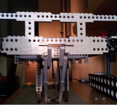 Schräge stütze für Stations Einfahrt