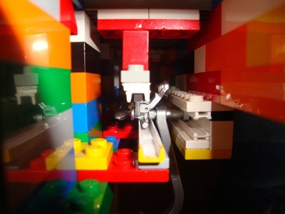 Experimentiervorrichtung zur Gondelführung.