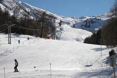 Herrliches Hochtal bei Skilift Ginals