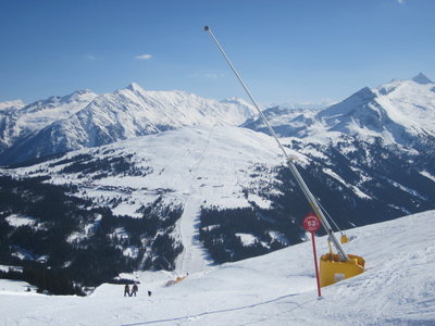 Beschneiung im oberen Teil