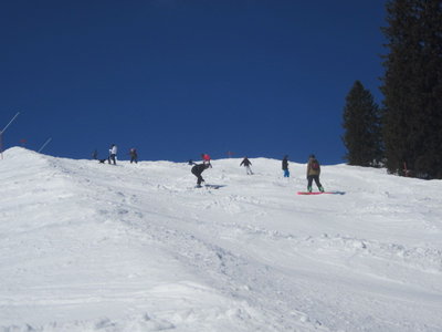 Der untere Teil, bevor es in den Ziehweg abgeht