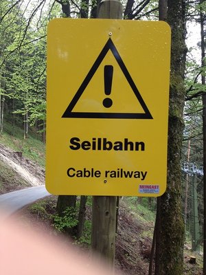 Wenn man vom Teufel spricht...! Diese Naturschande meinte ich!