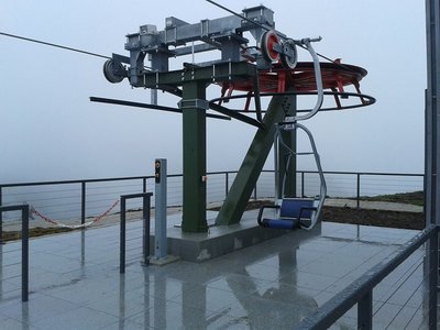 Die Umlenkung der 2. Sektion. Einer der schönsten Teile der Anlage.