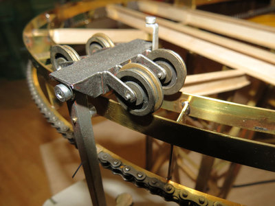 Kettenförderer am Umführungsbogen